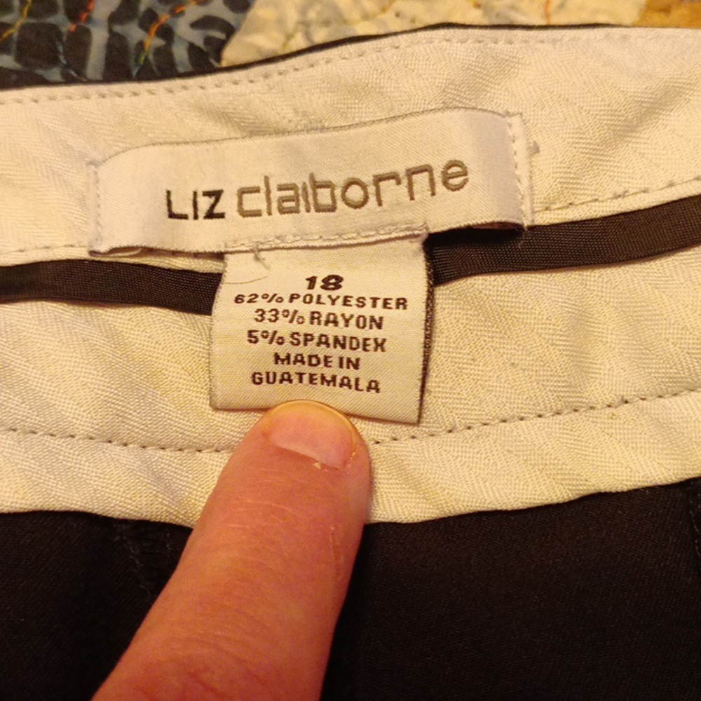Black size 18 dress pants
